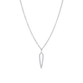 Load image into Gallery viewer, Open Nifo Platinum and Diamond Pendant