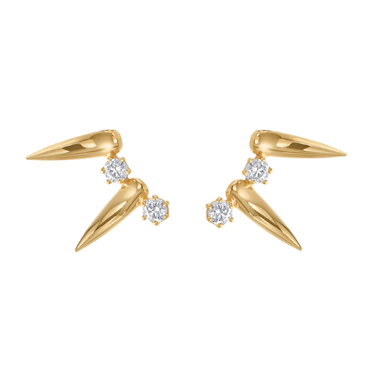 Hannah Nifo Diamond Ear Climbers