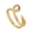 Load image into Gallery viewer, Open Nifo Rainbow Pave Ring
