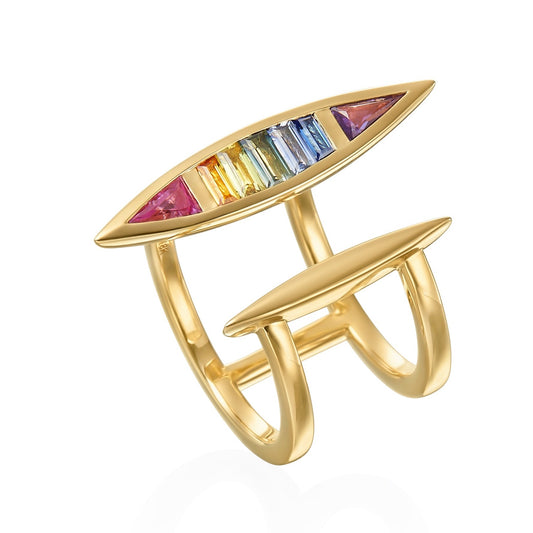 Rainbow Voyager Ring