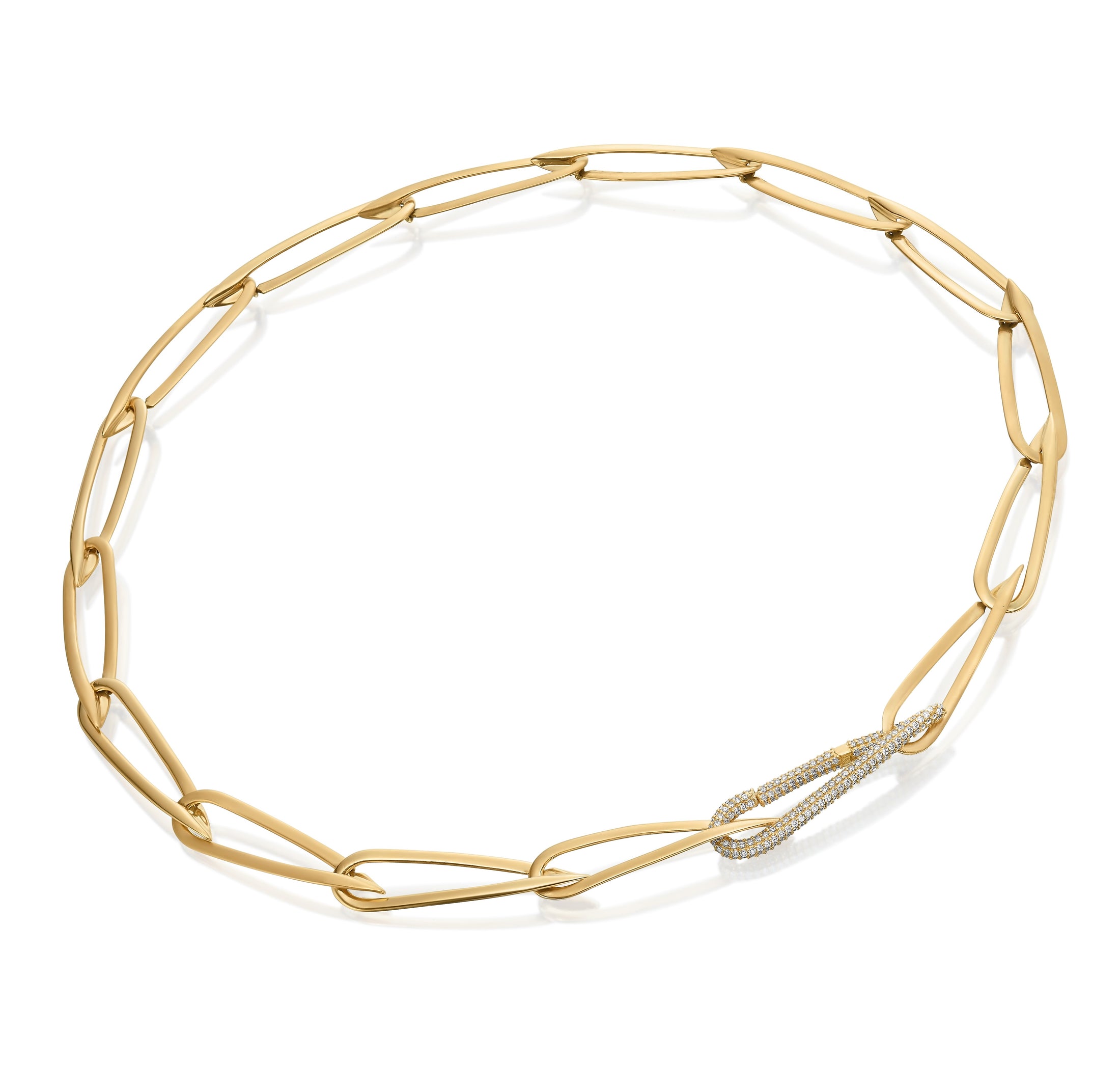 Open Nifo Signature Link Chain Necklace