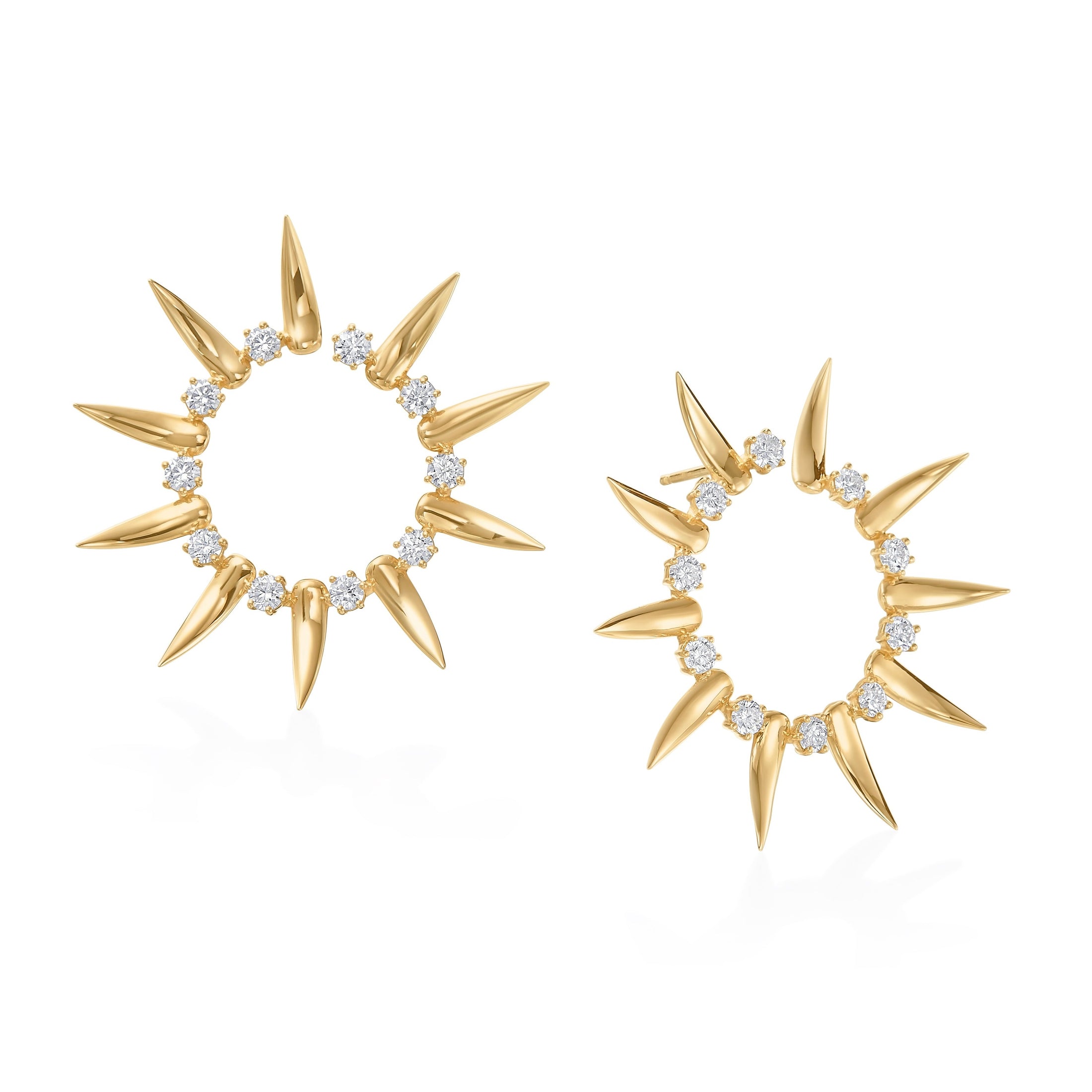 Mini Nifo Crescent Hoop Earrings