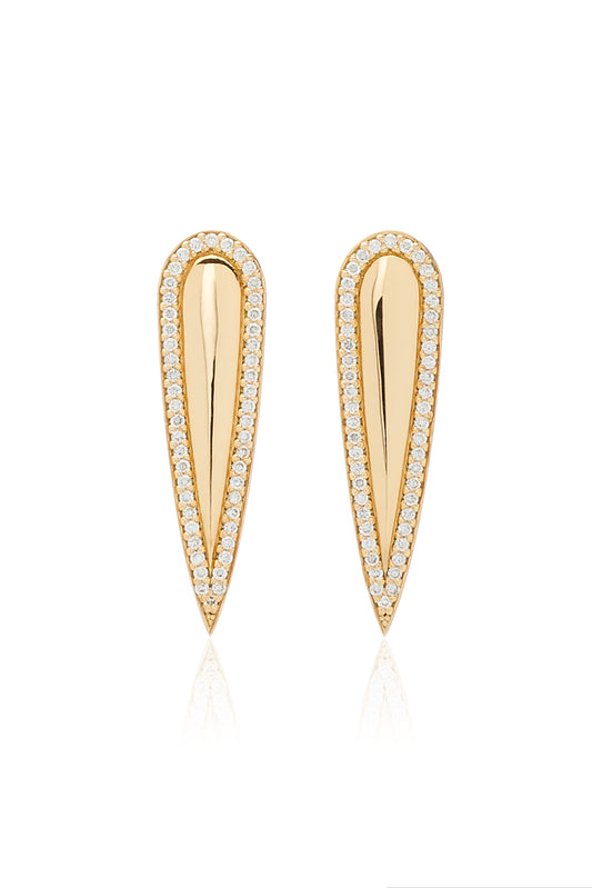 Engravable Diamond Nifo Earrings
