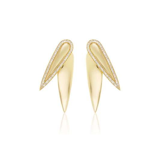 Engravable Diamond Nifo Earrings