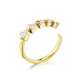 Load image into Gallery viewer, Tatau Five Stone Diamond Ring in 18k Yellow Gold
